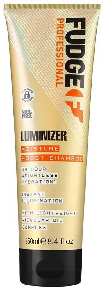 Fudge Professional Luminizer Moisture Boost Šampūnas drėkinantis spindesio suteikiantis šampūnas, 250 ml