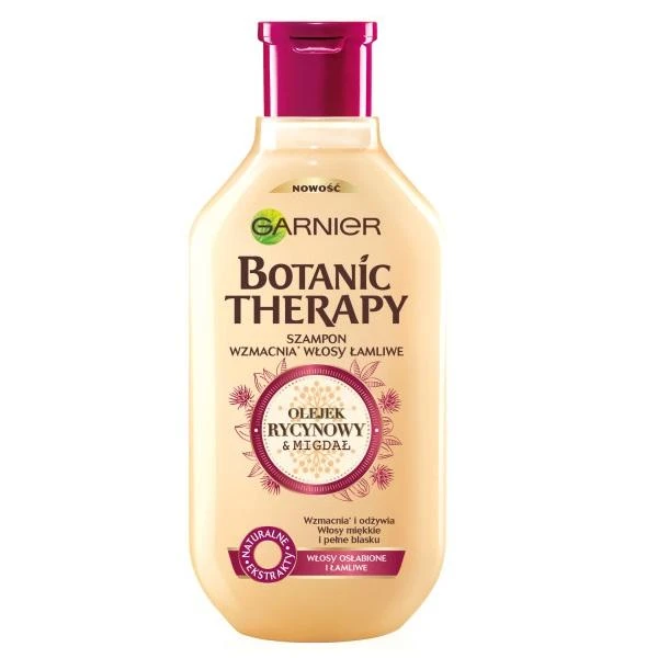 Garnier Botanic Therapy ricinos aliejus ir migdolai, 400 ml