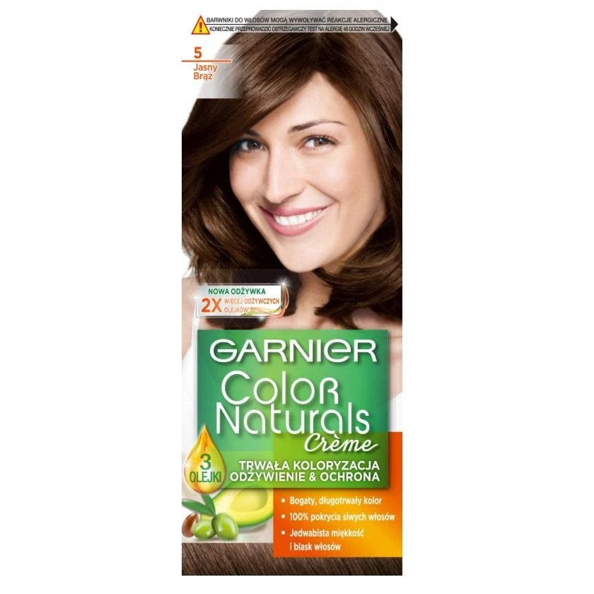 Garnier Color Naturals 5 šviesiai ruda plaukų dažai