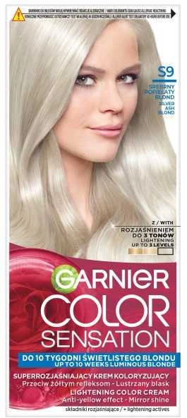 Garnier Color Sensation Kreminis Super Lightening S9 Sidabrinė Popielaty Blond