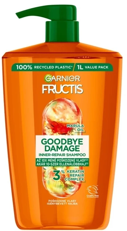 Garnier Fructis Goodbye Damage Šampūnas moterims, 1000 ml