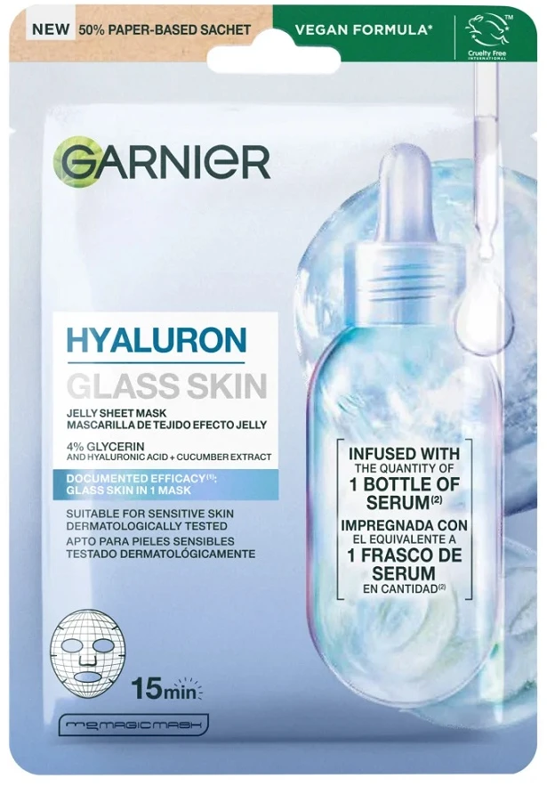 Garnier Pure A Mascarilla Glass Skin