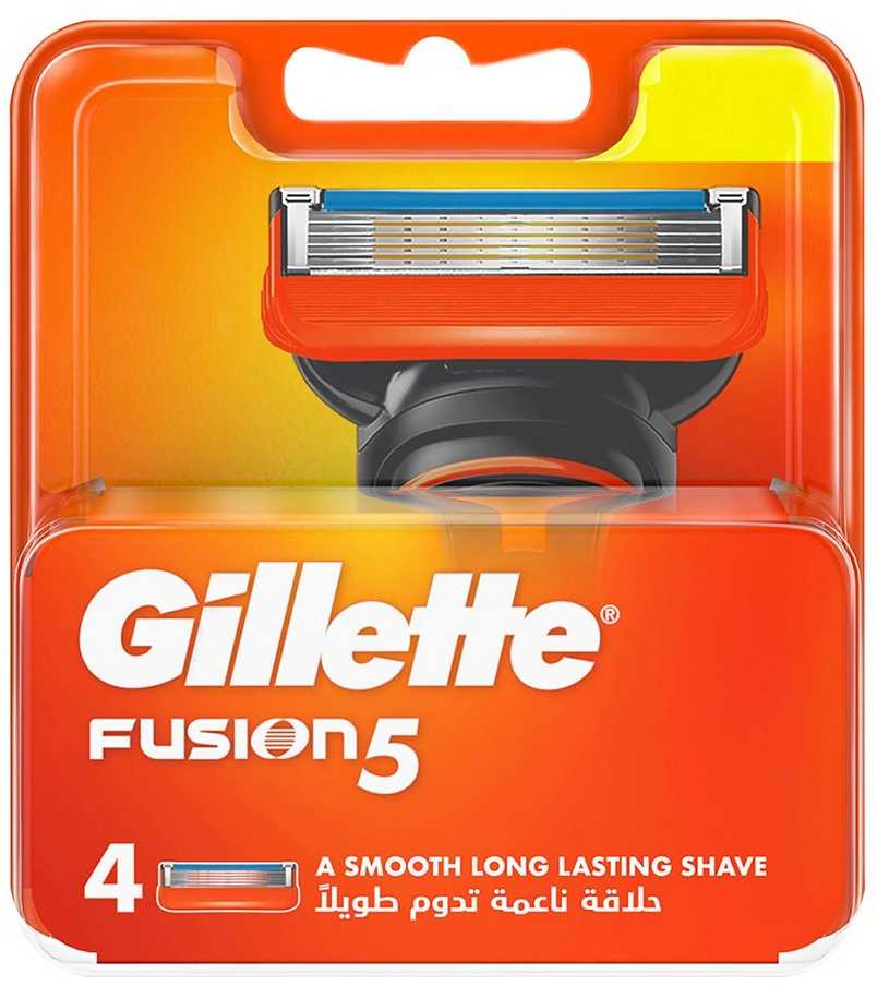 Skutimosi galvutės Gillette Fusion 5, 4 vnt.