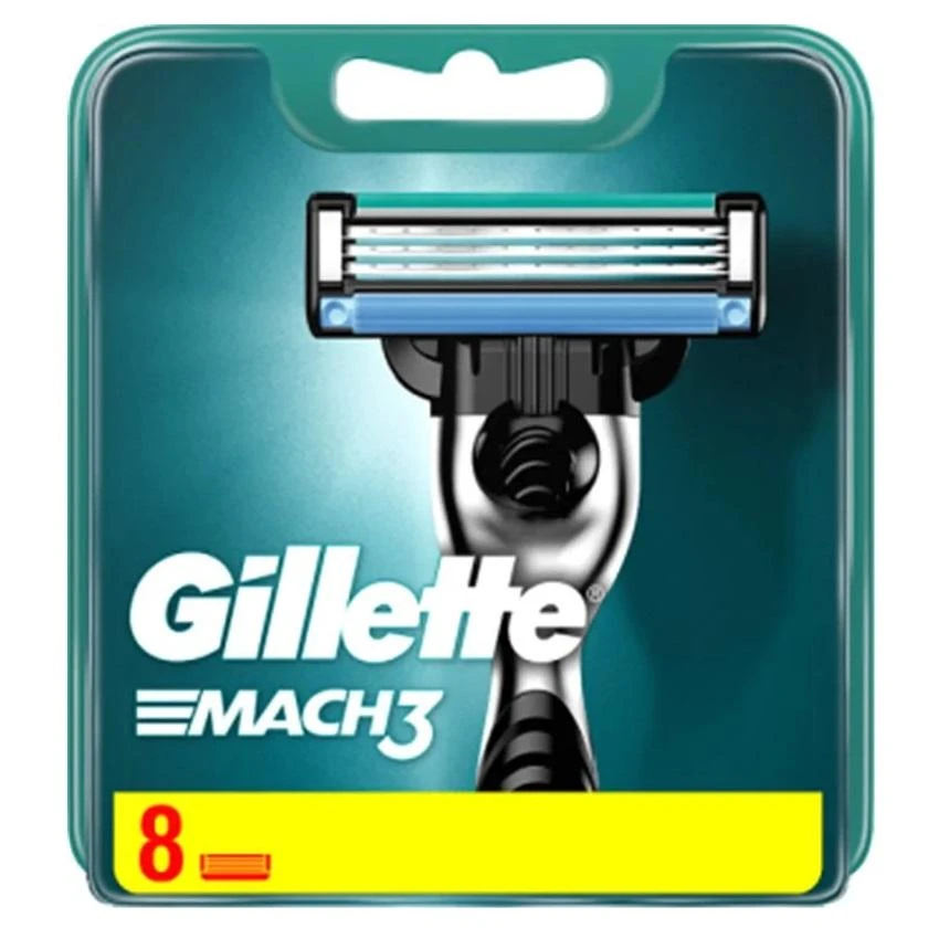 "Gillette Mach3" papildymas 8 vienetai