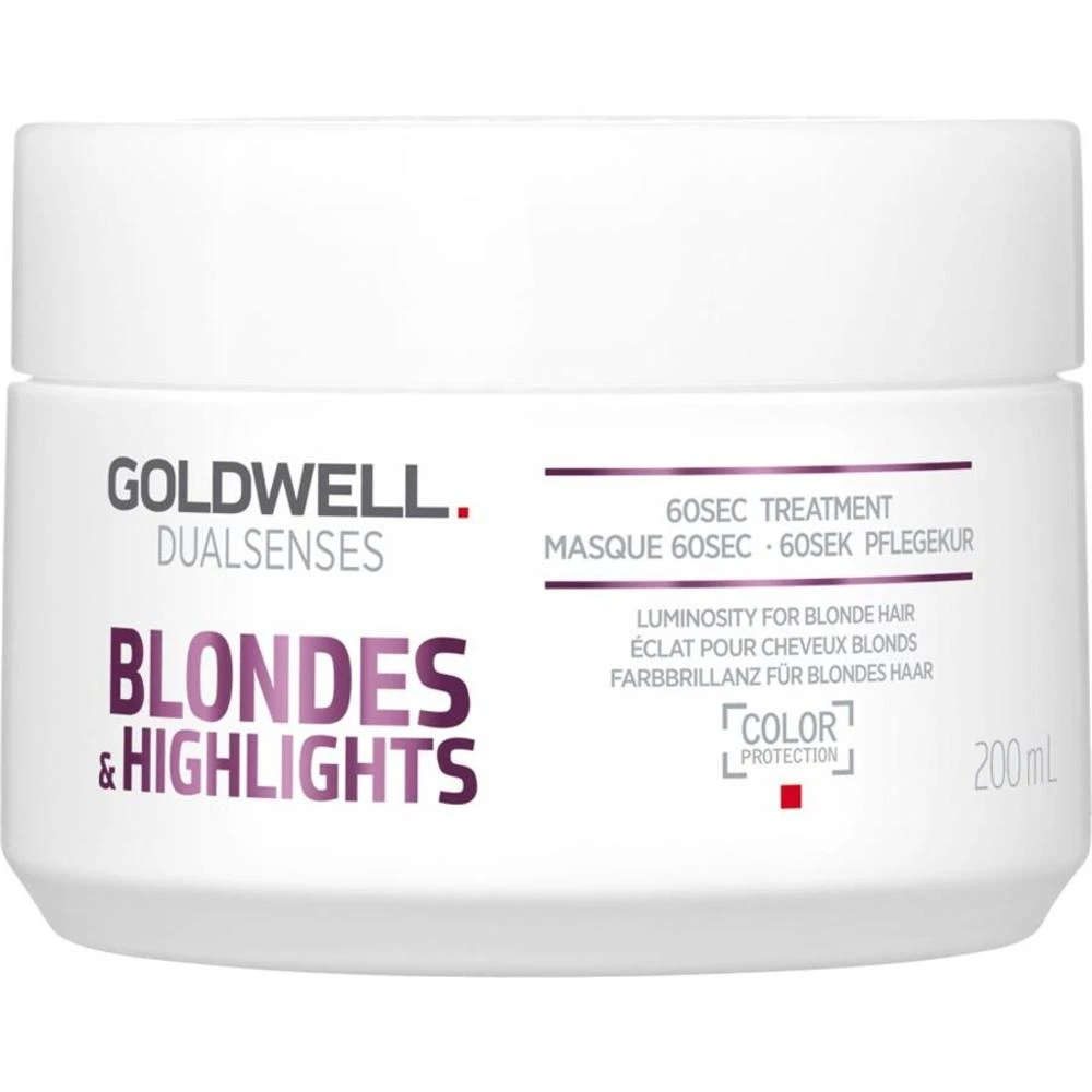 Atkuriamoji plaukų kaukė šviesintiems plaukams Goldwell Blondes &amp; Highlights 60sec Treatment 200ml