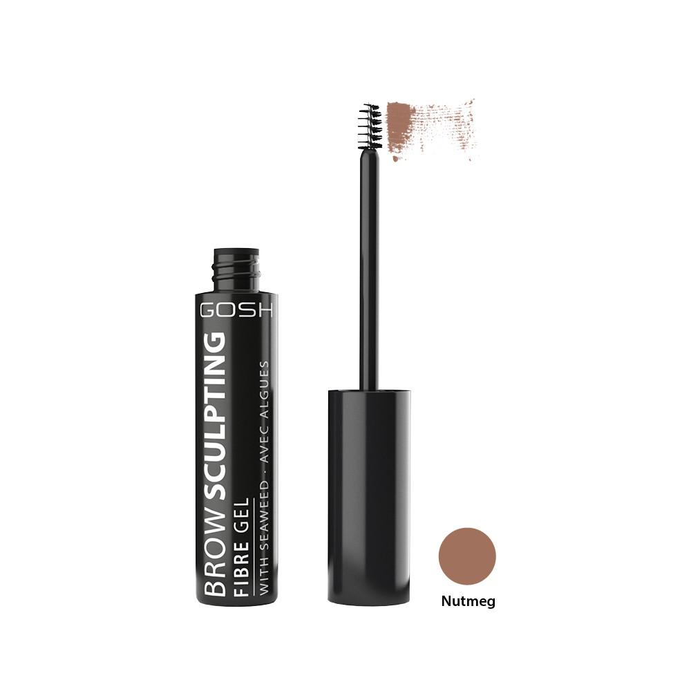 antakių gelis Gosh Brow Sculpting Fibre Gel 001 Nutmeg 8ml