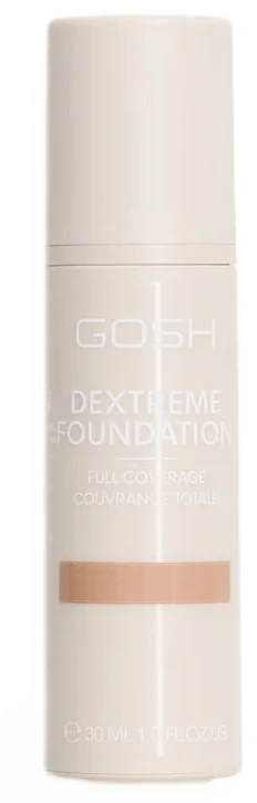Gosh Dextreme Full Coverage Liquid Foundation 005 rusvai gelsvas, 30 ml