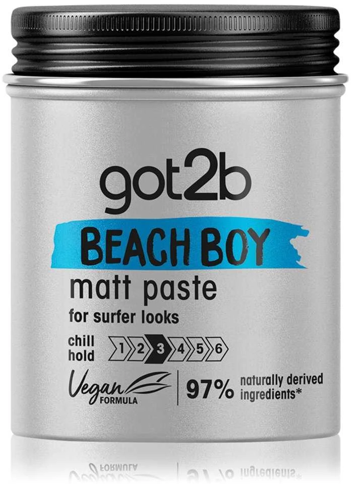 Schwarzkopf Got2b Beach Boy matinė pasta banglentininko įvaizdžiui, 100 ml