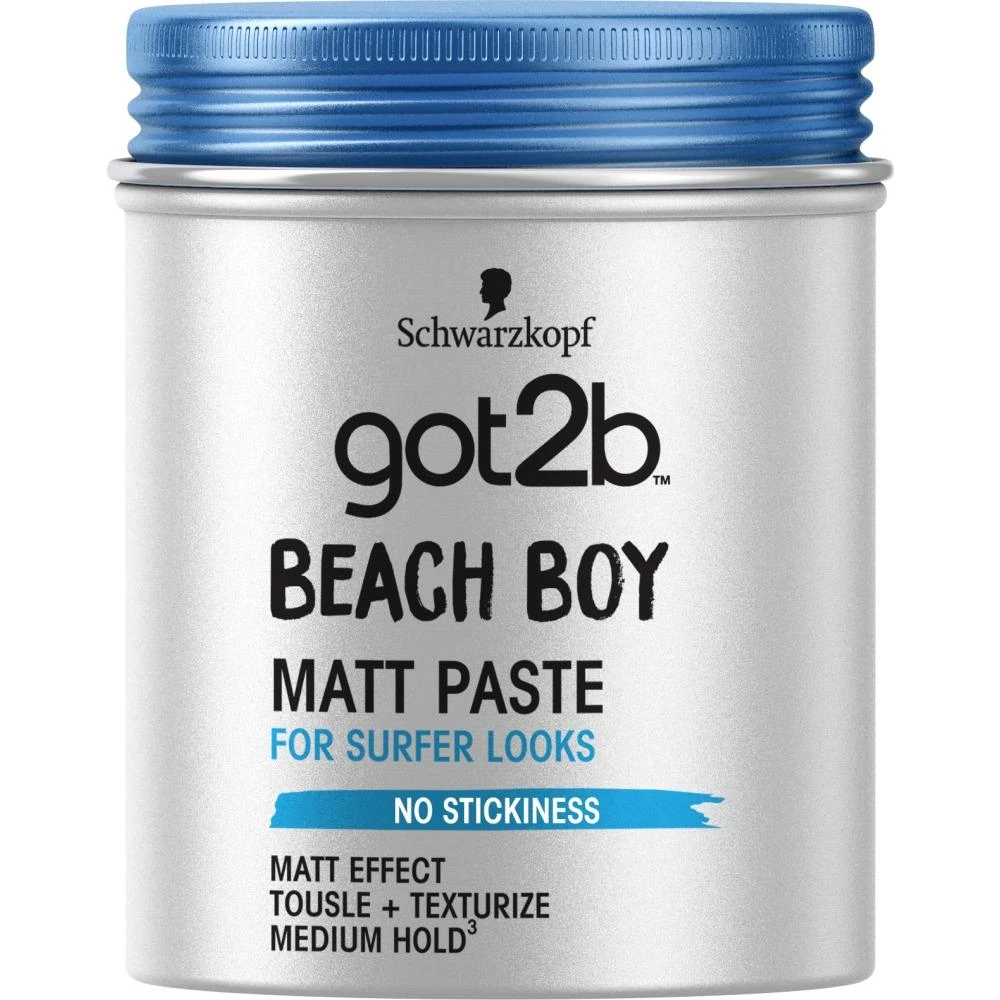 Schwarzkopf Got2b Beach Boy matinė pasta banglentininko įvaizdžiui, 100 ml