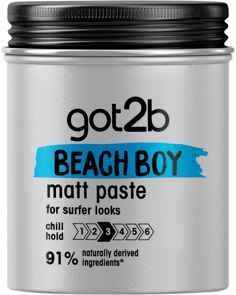 Schwarzkopf Got2b Beach Boy matinė pasta banglentininko įvaizdžiui, 100 ml