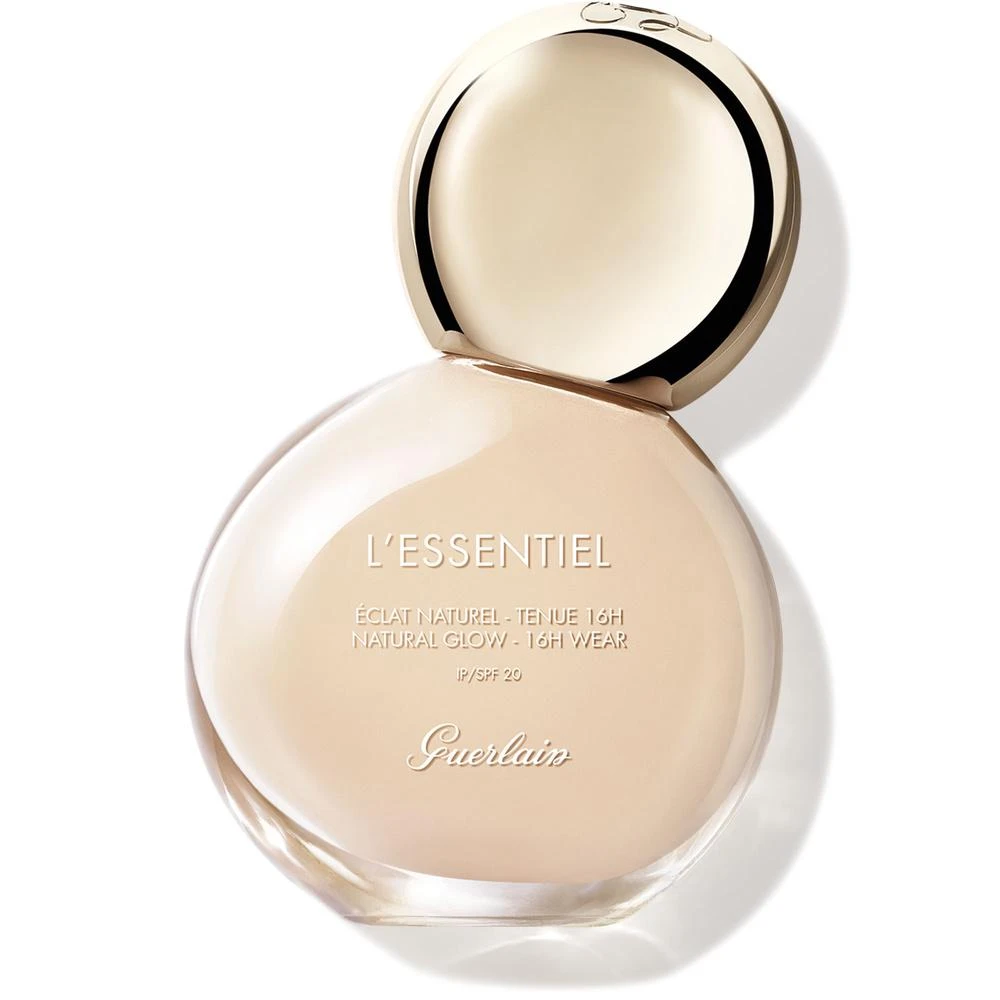 GUERLAIN L’Essentiel Natural Glow Foundation natūralaus švytėjimo suteikianti kreminė pudra SPF 20, atspalvis: 00N Porcelain, 30 ml