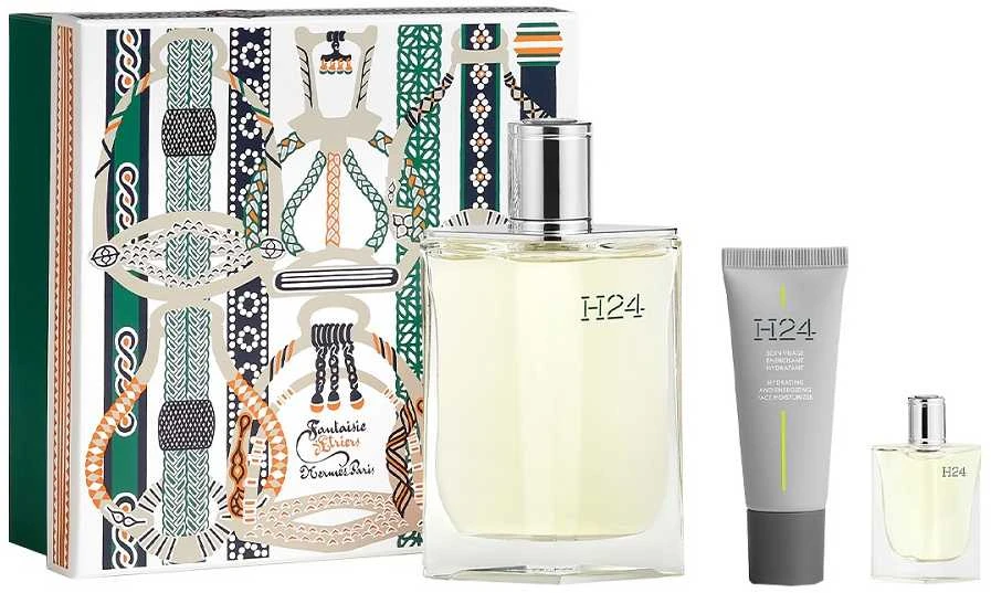 HermÄs Hermes H24 EDT rinkinys vyrams (EDT 100 ml + EDT 5 ml + Drėkinantis kremas 20 ml)