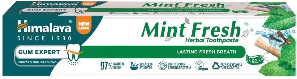 Himalaya Herbals Vaistažolių dantų pasta Mėtinis Gaivumas Gum Expert, Himalaya, 75ml