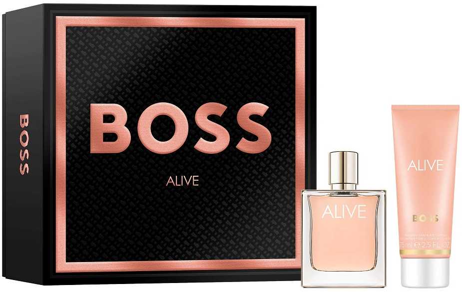 Hugo Boss Alive EDP rinkinys moterims (EDP, 50 ml + kūno losjonas, 75 ml)