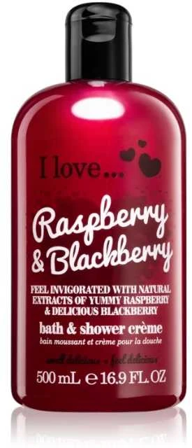 I Love Raspberry & Blackberry Kūno prausiklis, 500 ml