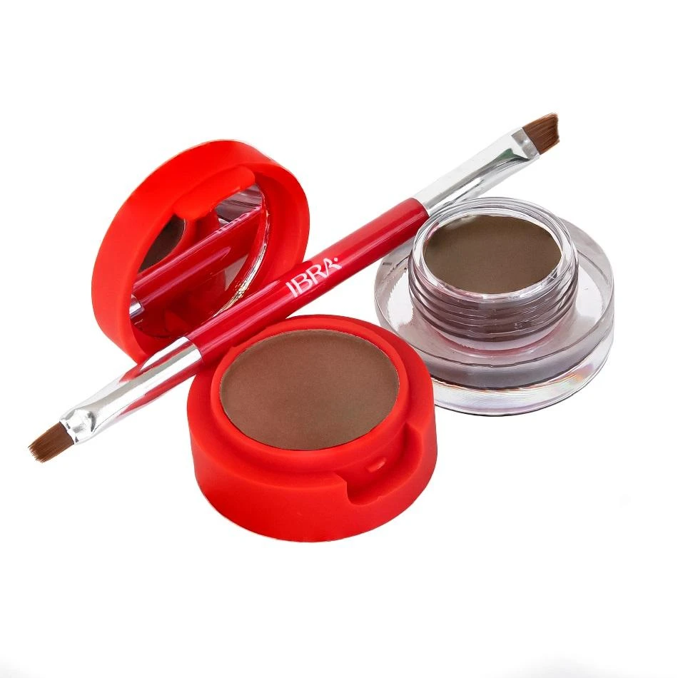 Ibra Eyebrow Pomade & Powder Brown, 7 g