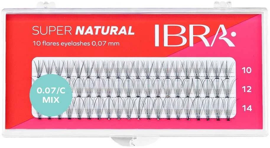 Ibra Super Naturals Juodas Blakstienų kuokšteliai