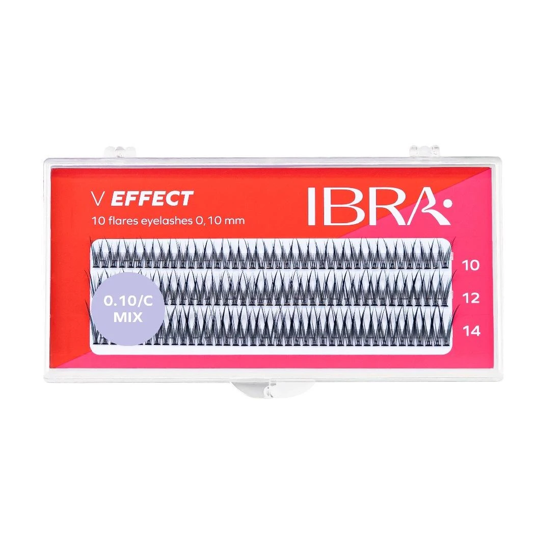 Ibra V Effect blakstienų kuokšteliai Mix 120vnt.