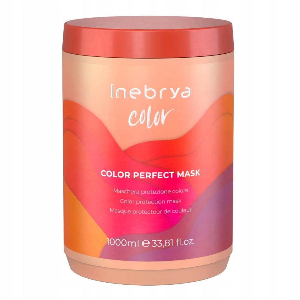 Inebrya Color Perfect Mask spalvą apsauganti kaukė dažytiems plaukams, 1000 ml
