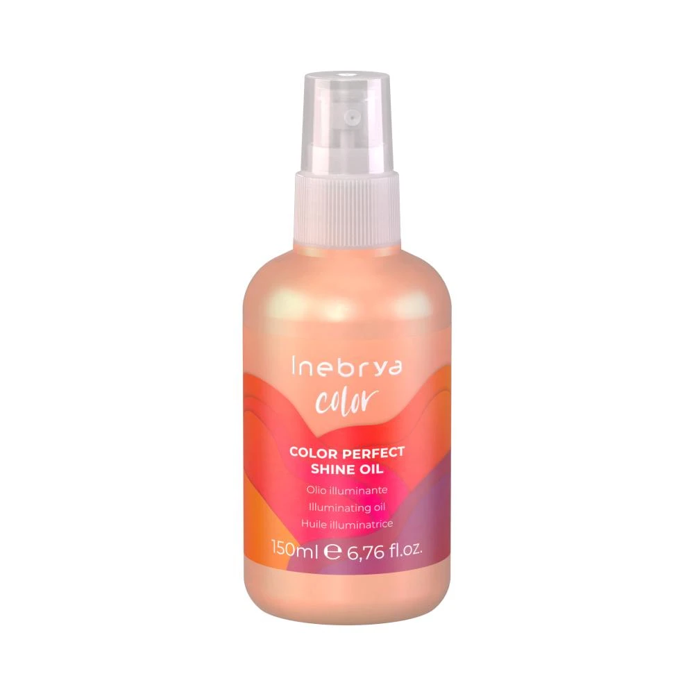 Inebrya Color Perfect Shine Oil žvilgesio suteikiantis aliejus dažytiems plaukams, 150 ml