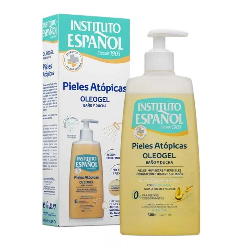 Instituto Español Atopinė oda Vonios ir dušo oleogelis 300ml
