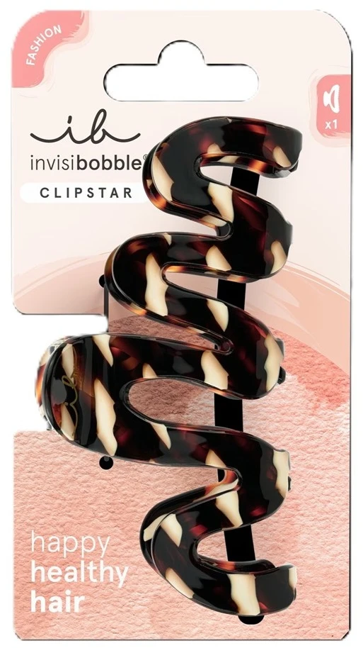 Invisibobble Clipstar madingas plaukų sagtis kakavos spalvos Kreminis L 1 vnt.