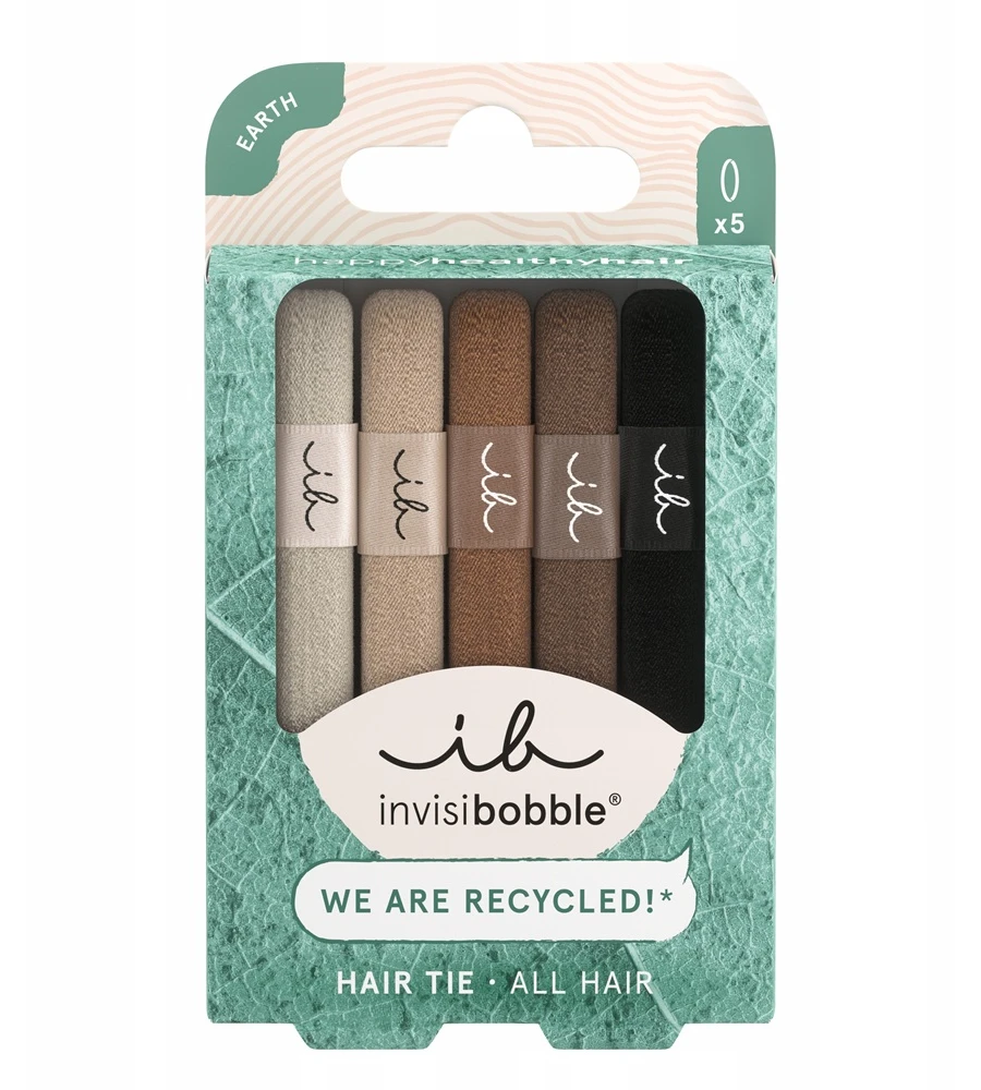 Invisibobble plaukų gumytės Mocha spalvos, 5 vnt.