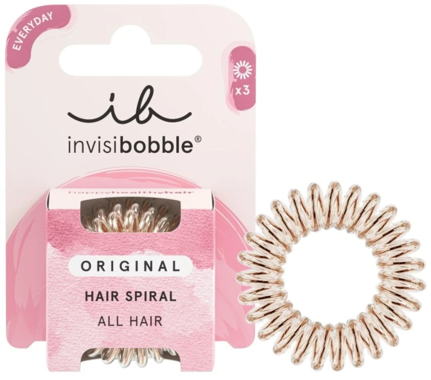 Invisibobble Hair band Original Bronze Me Pretty 3 pcs