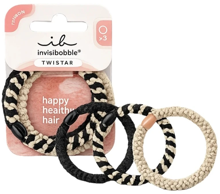 Invisibobble Elastinė juosta Twistar Classical Braids 3 vnt
