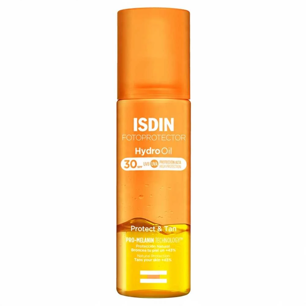 Isdin Fotoprotector Hydro Oil Spf30 purškiama apsaugas apsauginis aliejinis losjonas nuo saulės 200ml
