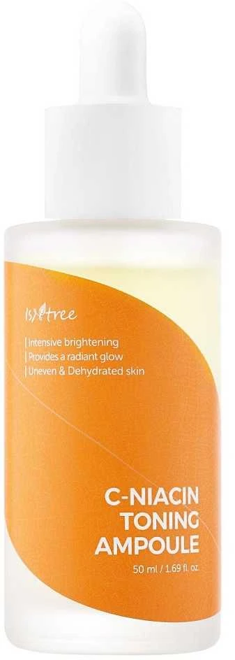 Isntree C-Niacin Toning Ampoule skaistinantis veido serumas, 50 ml