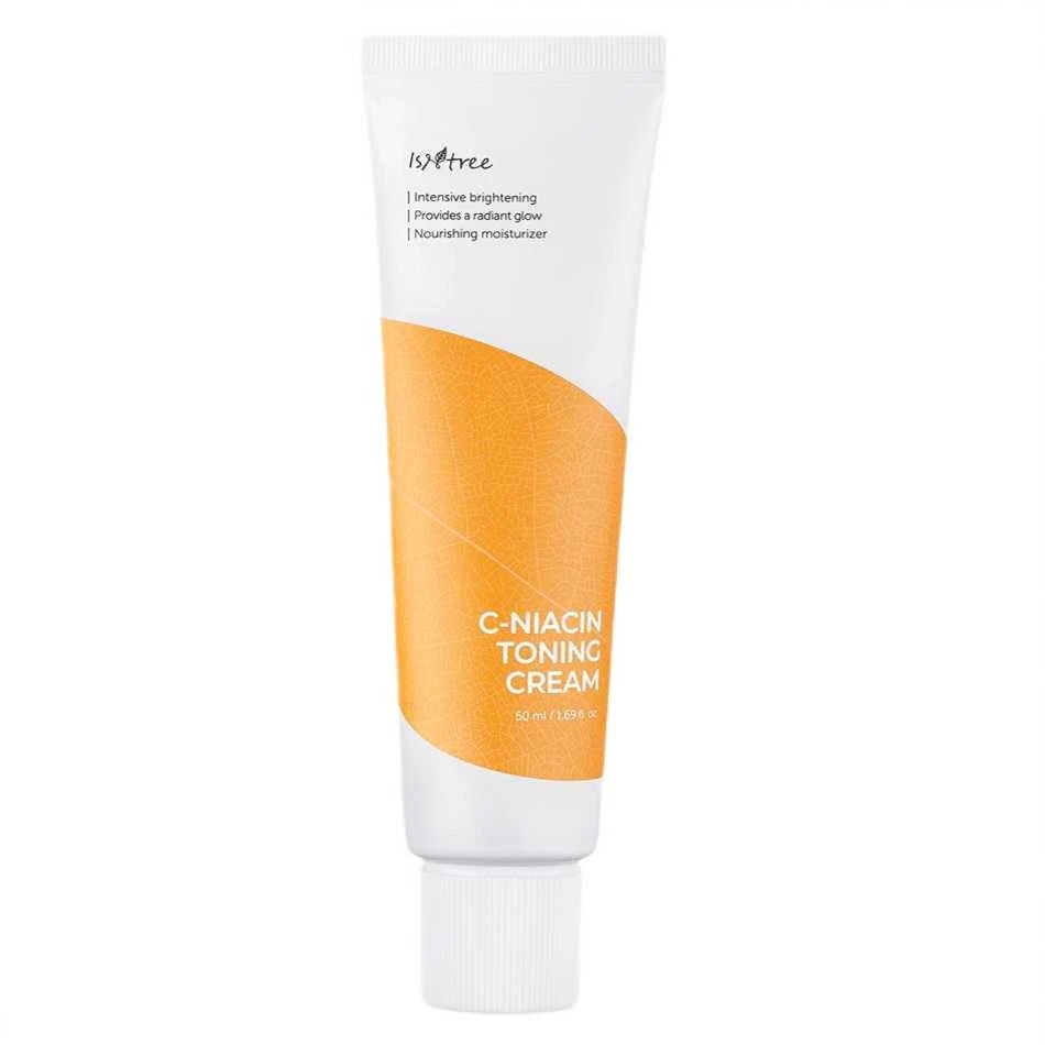 Isntree C-Niacin Toning Kreminis tonizuojantis skaistinantis veido kremas, 50 ml