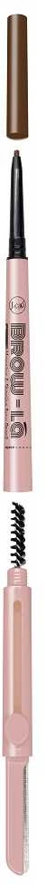 J.Cat Beauty Brow-La 3in1 Mapping & Shaping Brow Pieštukas 104 Sodri ruda, 0.08 g
