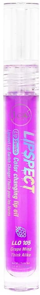 J.Cat Beauty Lipspect Lip Switch spalvą keičiantis lūpų aliejus, 105 vynuogių ir natų derinys, 3,5 ml