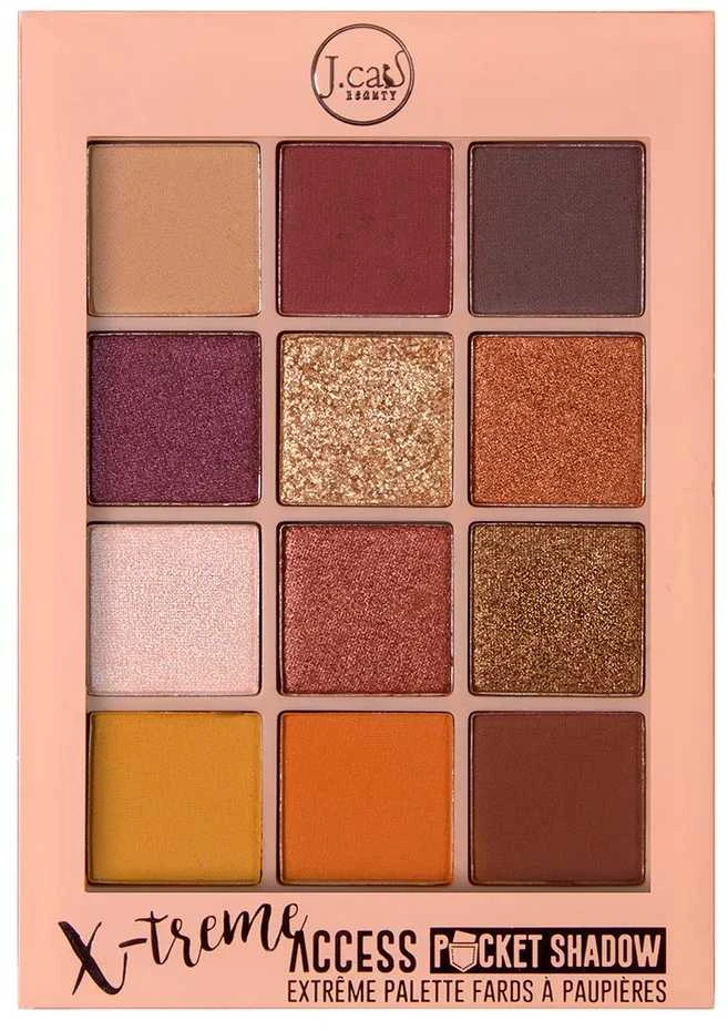 J.Cat Beauty X-Treme Access Pocket Shadow akių šešėliai, 102 „Walk Of Stardom“, 10 g