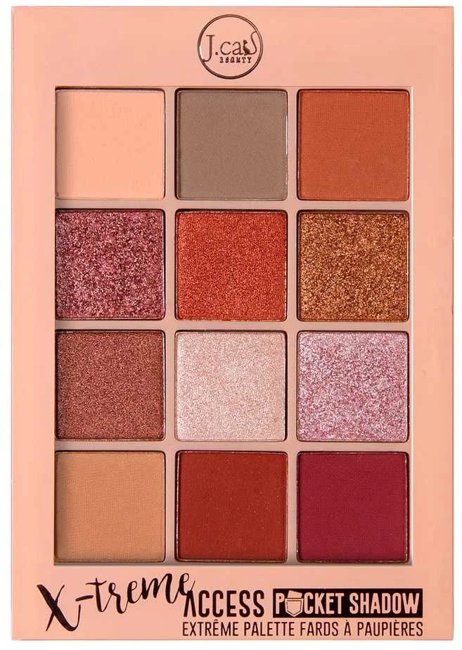J.Cat Beauty X-Treme Access Pocket Shadow šešėliai 101 Raudona Carpet Premiere, 10 g