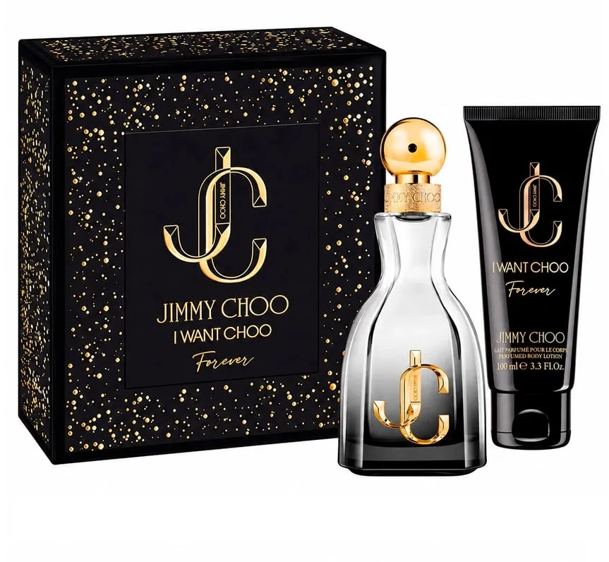 Jimmy Choo I Want Choo Forever rinkinys: kvepalų purškiklis 60 ml + kūno balzamas 100 ml