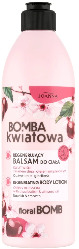 Joanna Bomba Kwiatowa regeneruojantis kūno balzamas vyšnių žiedais 500g
