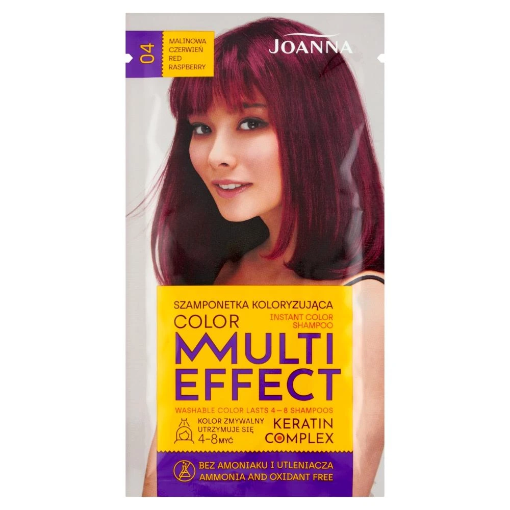Joanna Multi Effect 04 Raspberry Raudona, 35 g