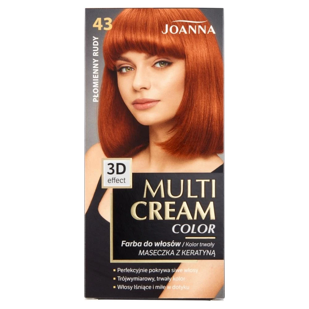 Joanna Multi kreminis Color 43 Flaming Raudona