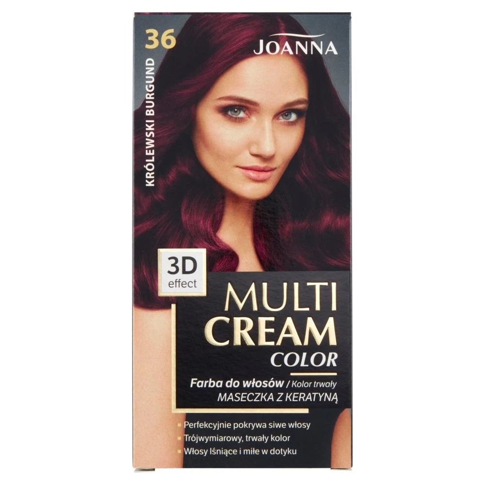 Joanna 36 Royal Burgundy plaukų dažų pakuotė