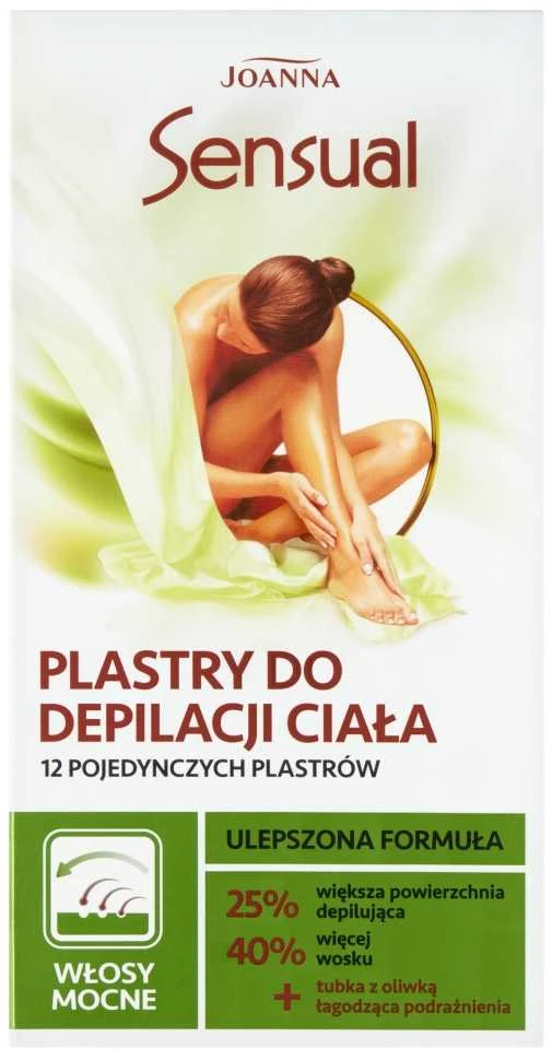 Joanna Sensual depiliacijos vaško juostelių pakuotė
