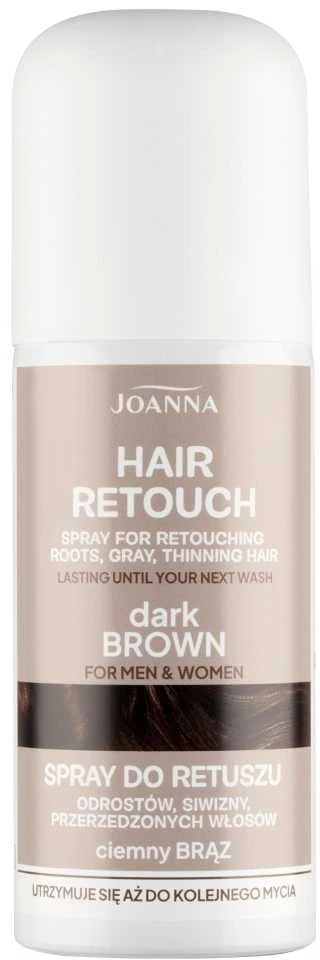 Joanna plaukų retušavimo priemonė tamsiai ruda, 75 ml