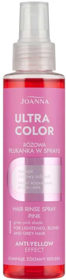 Joanna Ultra Color System - Rožinė purškiamas skalavimo skystis, 150 ml