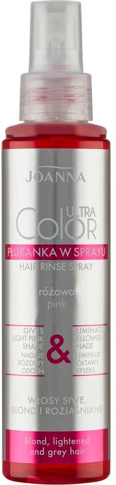 Joanna Ultra Color System - Rožinė purškiamas skalavimo skystis, 150 ml