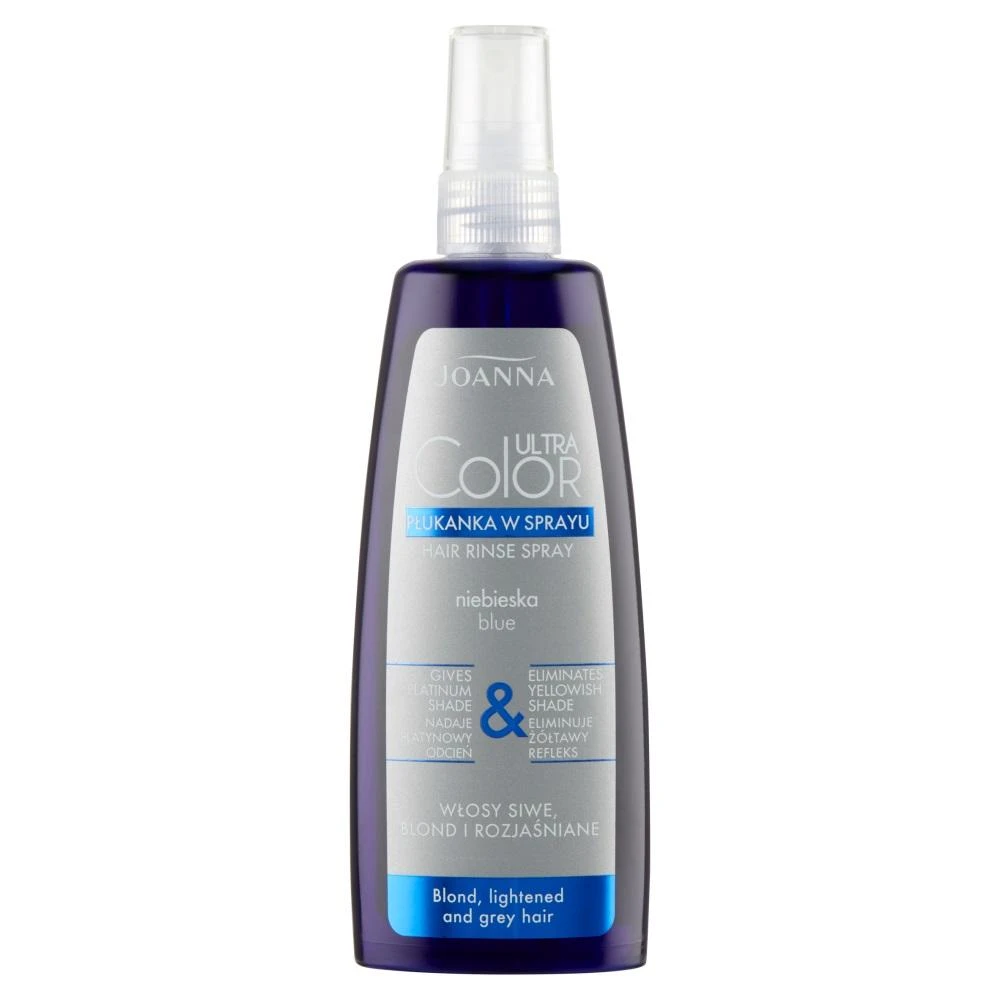 Joanna Ultra Color System - Žydra purškiamas skalavimo skystis, 150 ml