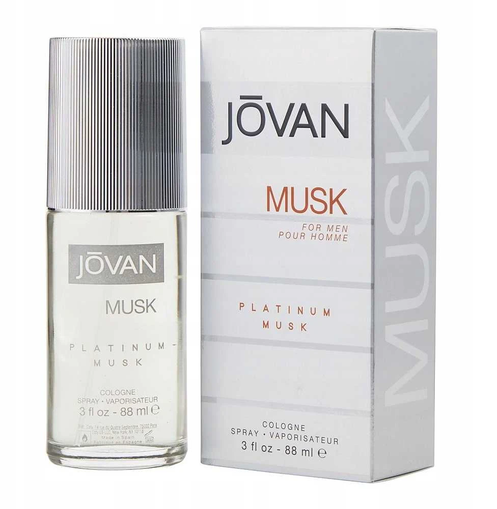Jövan Musk Platinum Musk EDC odekolonas vyrams, 88 ml