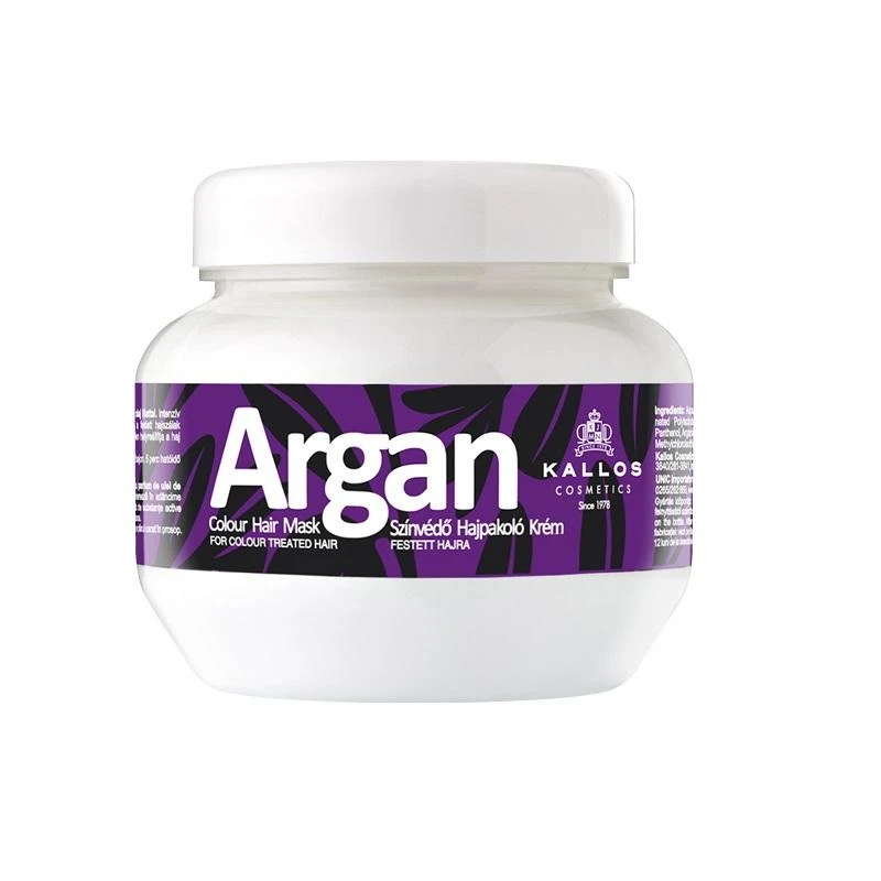 Kaukė dažytiems plaukams Kallos Argan Colour Hair Mask 275ml