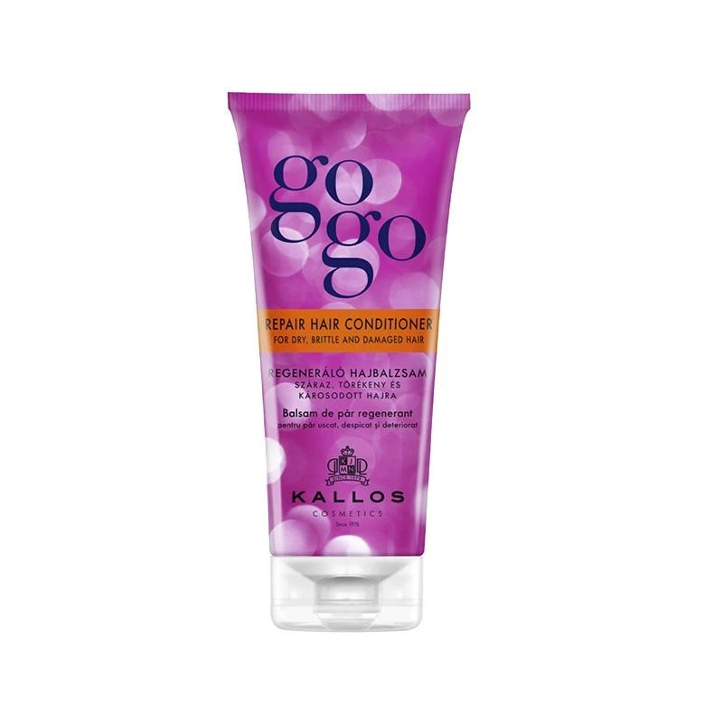 Kallos Cosmetics Gogo Repair Hair Conditioner atstatomasis kondicionierius, 200 ml