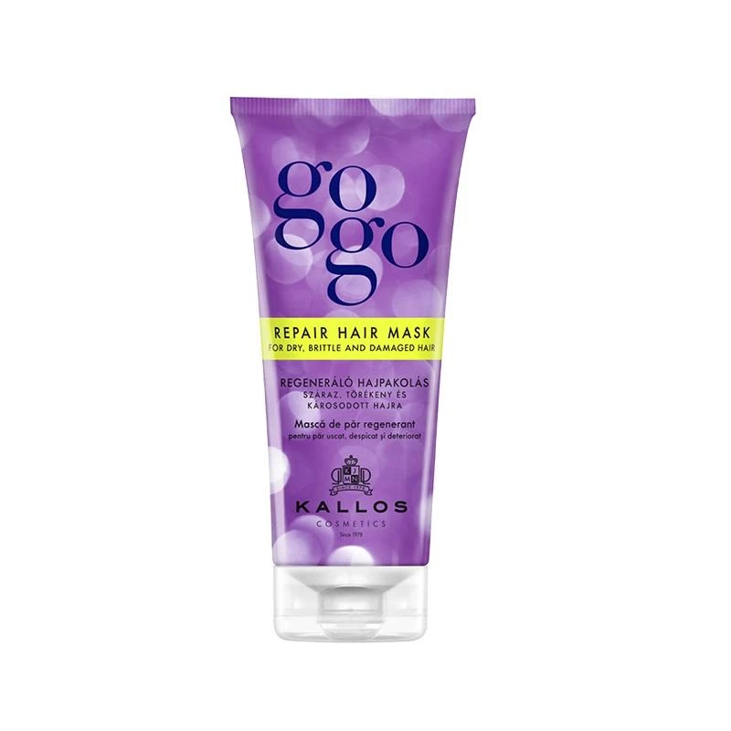 Kallos Cosmetics Gogo Repair Hair Mask atstatomoji kaukė, 200 ml